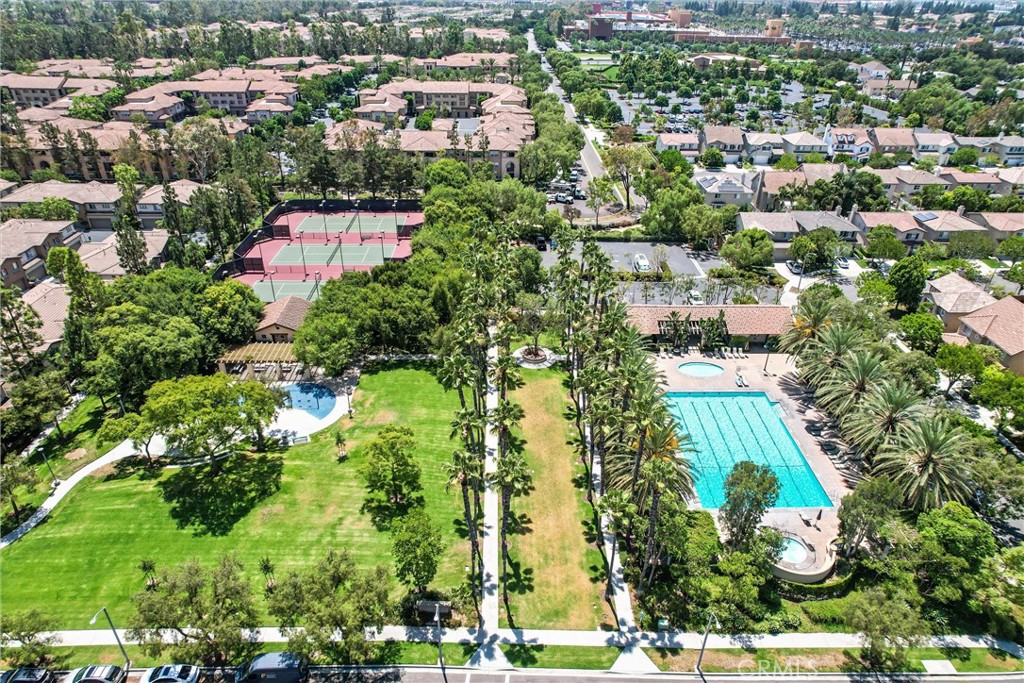 57 Sapphire Irvine, CA 92602 - Photo 3 of 3 an aerial view of residential houses with outdoor space and trees all around