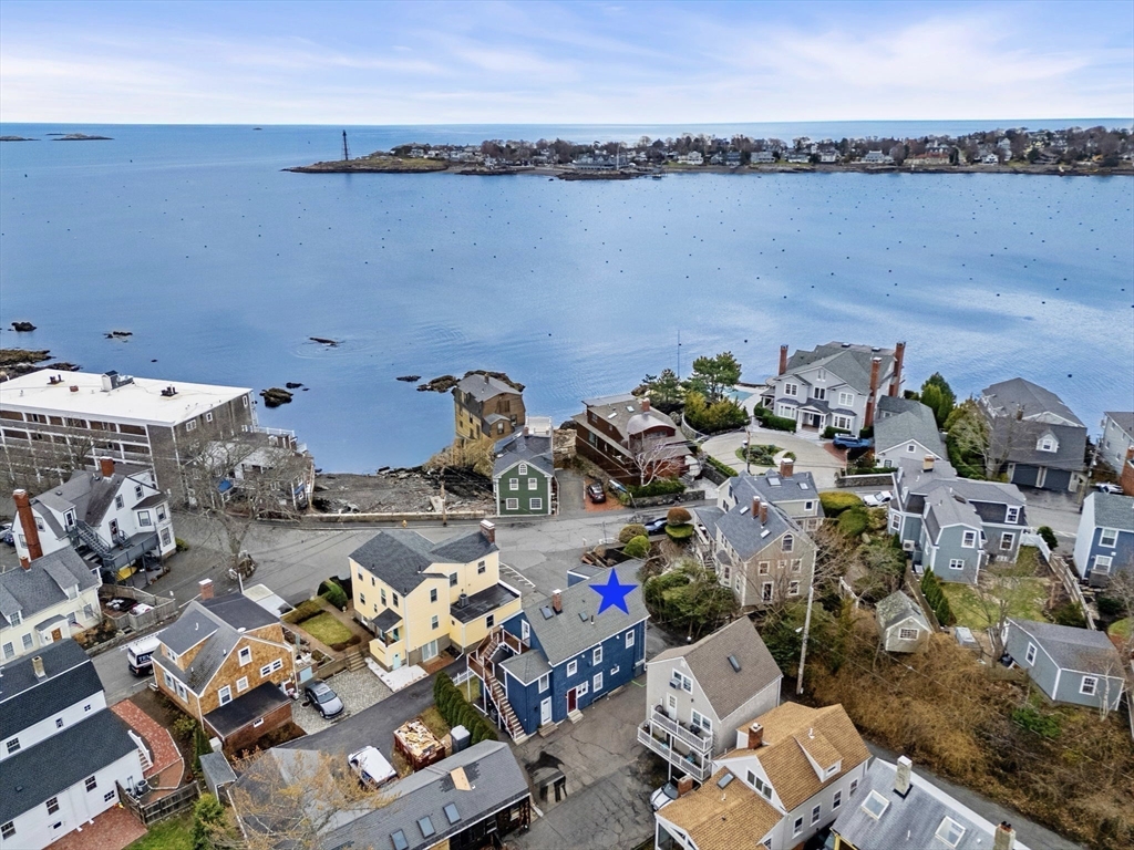 3 Circle Street, Unit 3 Marblehead, MA 01945 - Photo 3 of 23 an aerial view of a city with ocean view