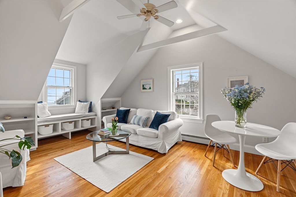 3 Circle Street, Unit 3 Marblehead, MA 01945 - Photo 4 of 23 a living room with furniture and wooden floor