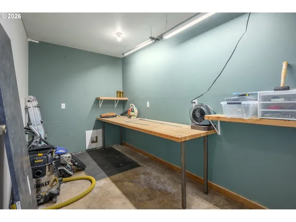 a room with furniture