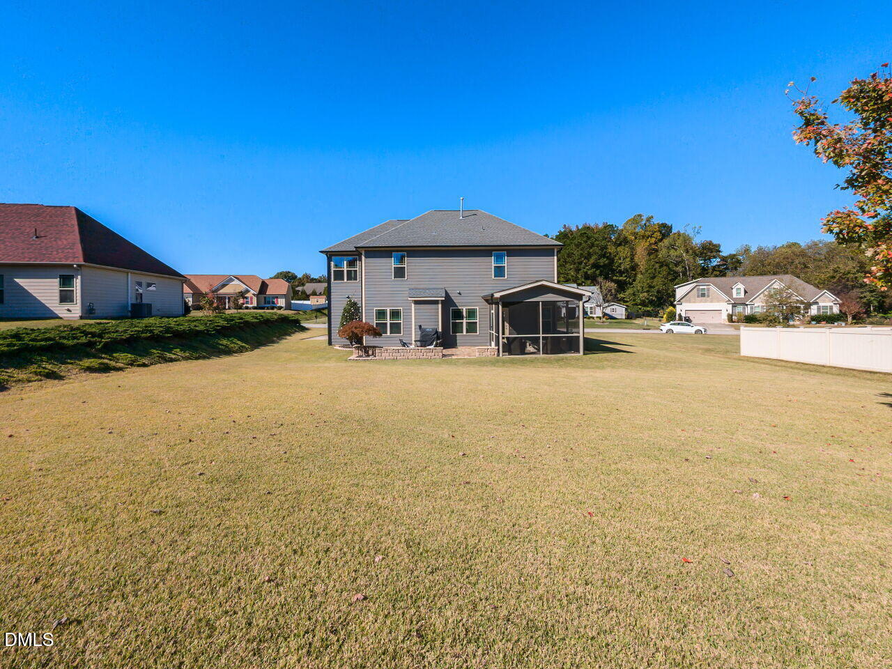 742 Adams Point Drive Garner, NC 27529 - Photo 31 of 31 a house view with a outdoor space
