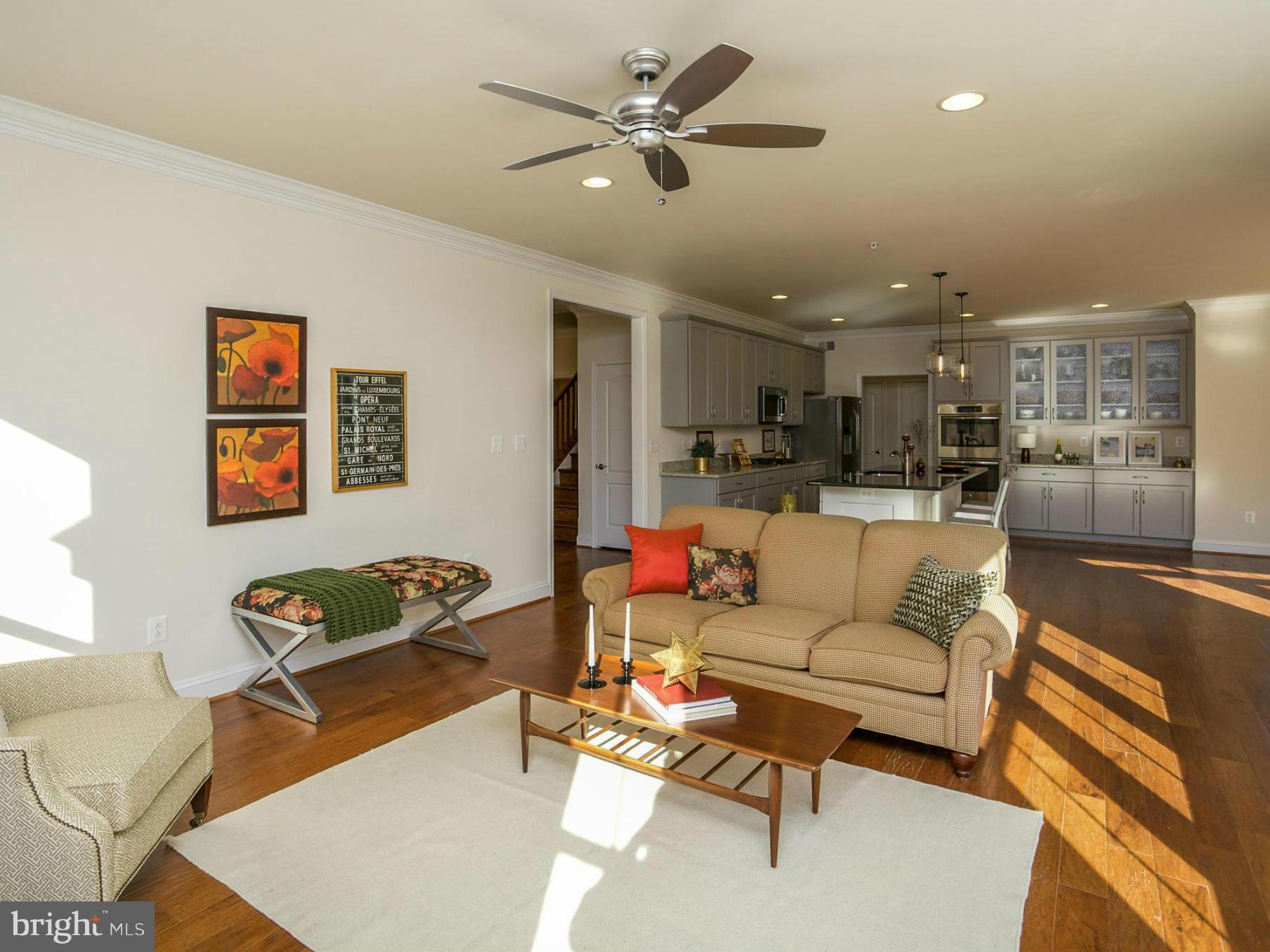 12504 Regwood Road Hydes, MD 21082 - Photo 14 of 28 a living room with furniture and kitchen view