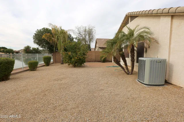 a view of balcony and yard
