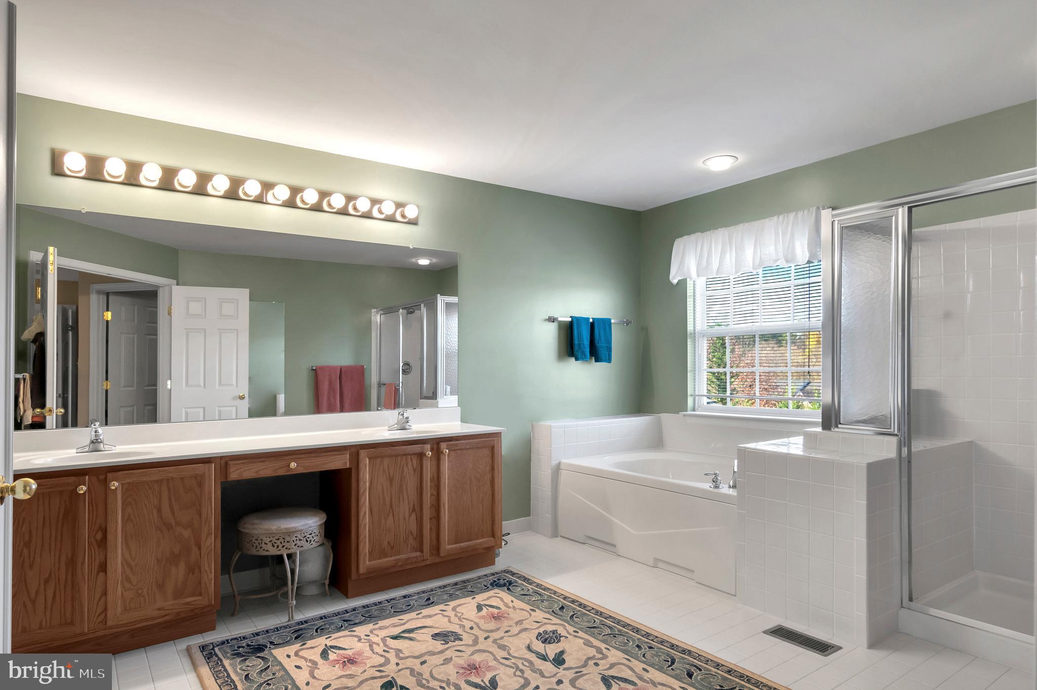 5720 Little Spring Way Frederick, MD 21704 - Photo 33 of 63 Primary Bathroom w/ Bathtub/Jacuzzi.