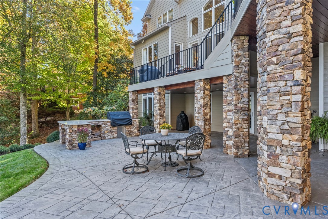 5304 Beechwood Point Court Midlothian, VA 23112 - Photo 49 of 50 a view of a building with outdoor seating area