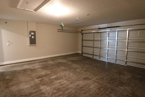en empty room with windows