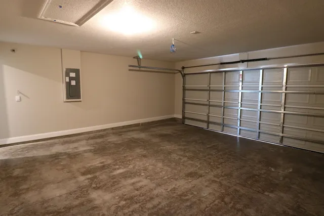 en empty room with windows