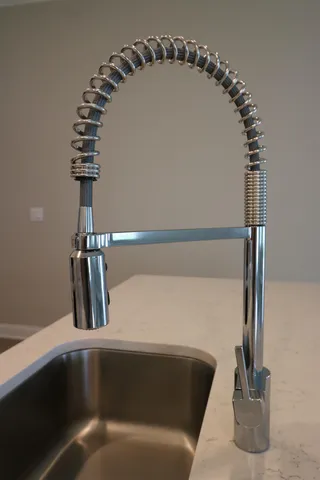 a close view of sink