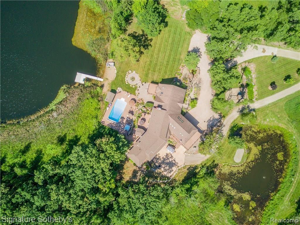 1400 Dockham Road Columbiaville, MI 48421 - Photo 6 of 73 Overhead of house.