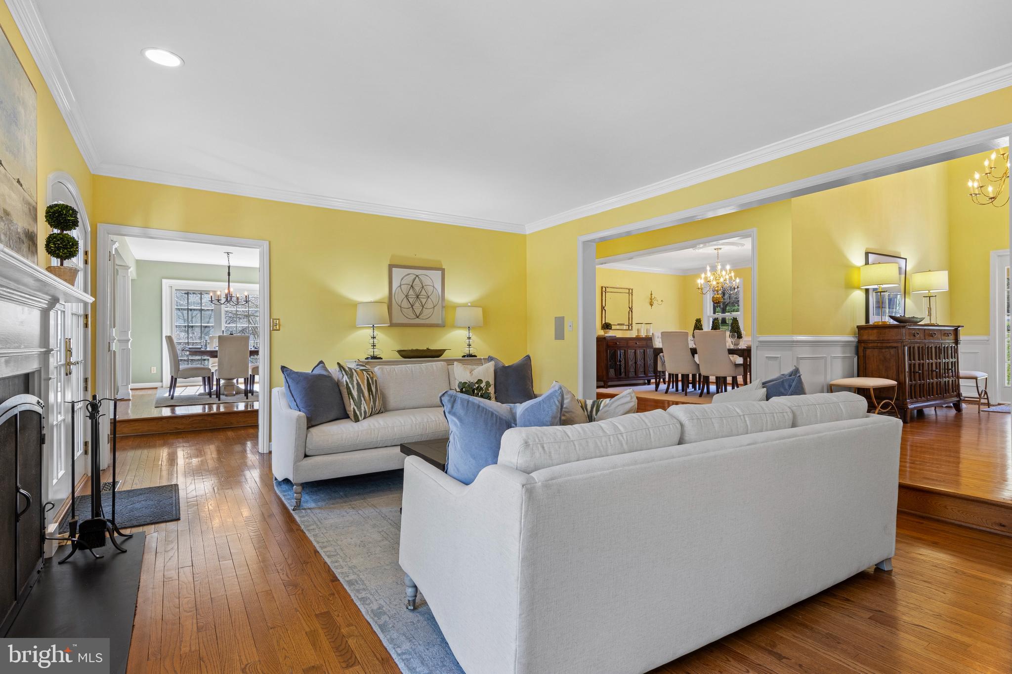 205 Ravenscliff Road Wayne, PA 19087 - Photo 64 of 65 a living room with furniture and a wooden floor