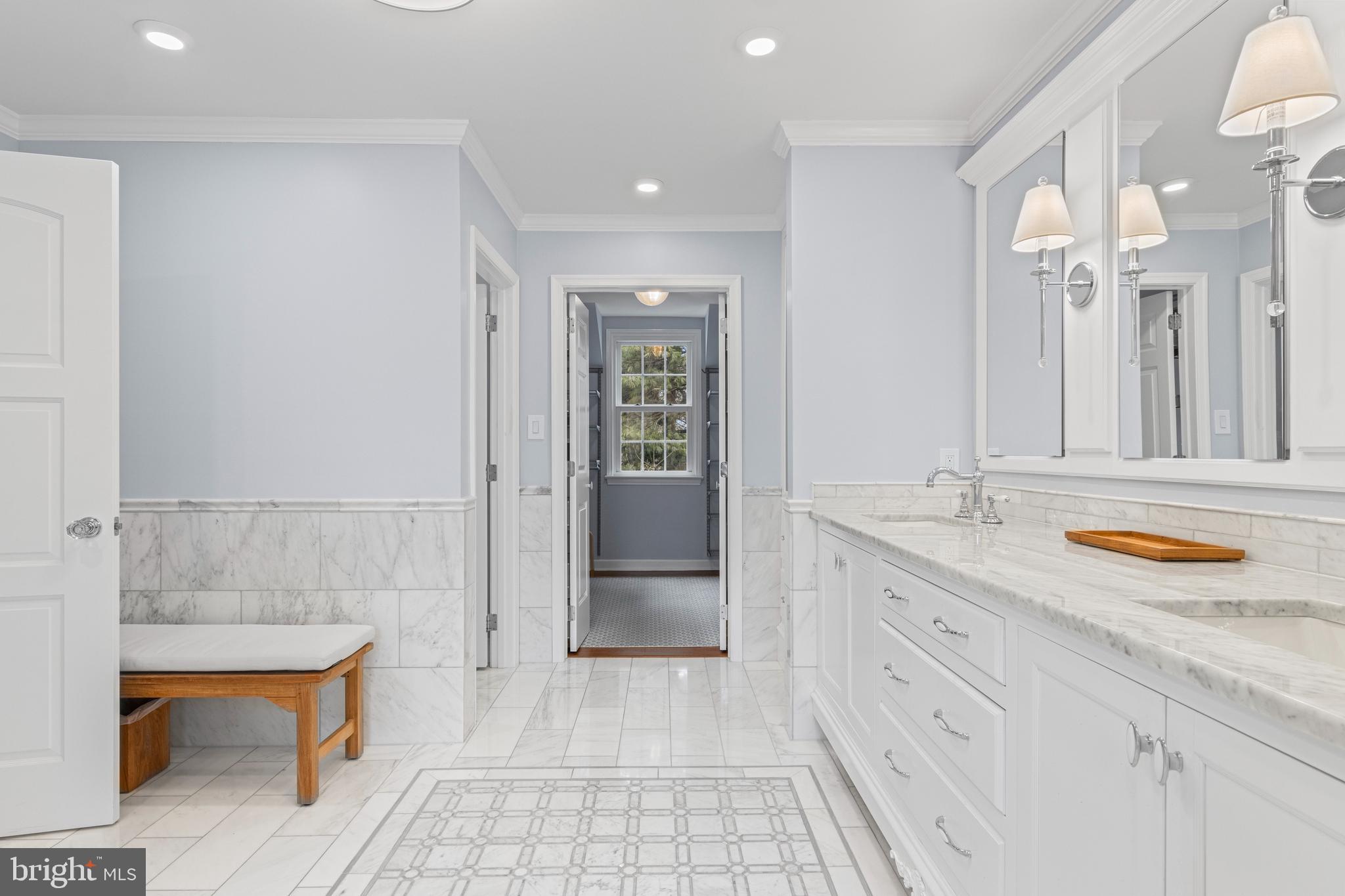 205 Ravenscliff Road Wayne, PA 19087 - Photo 41 of 65 large walk in custom closet off primary bath