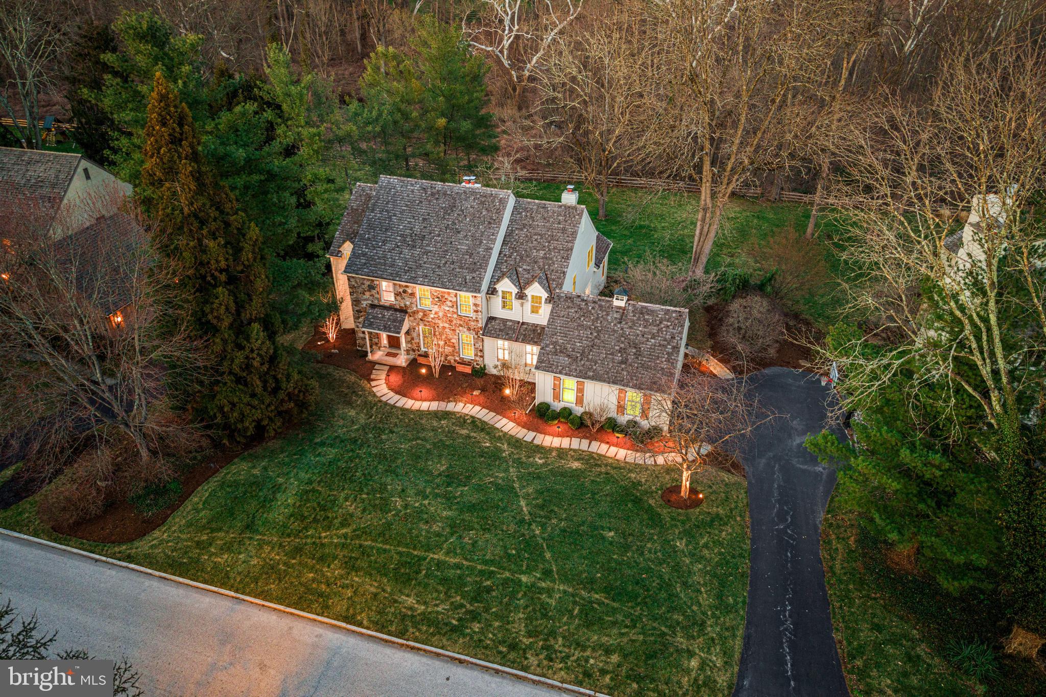 205 Ravenscliff Road Wayne, PA 19087 - Photo 62 of 65 aerial view of a garden with plants