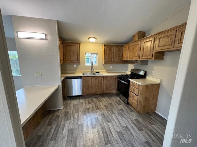 3301 Buchanan Road, Unit 113 Antioch, CA 94509 - Photo 6 of 24 a kitchen with granite countertop white cabinets and white appliances
