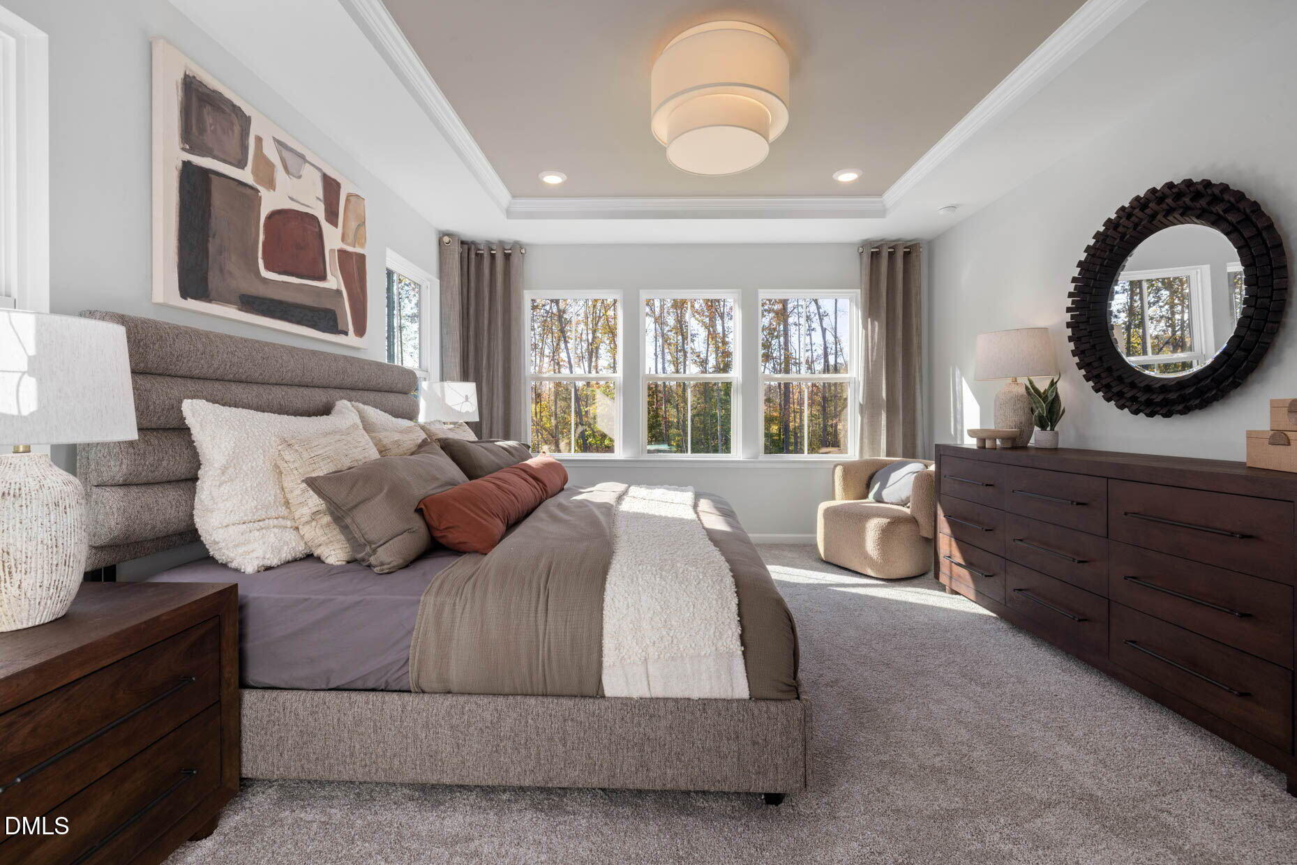360 Broomside Avenue Raleigh, NC 27603 - Photo 12 of 35 a living room with furniture a fireplace and a large window