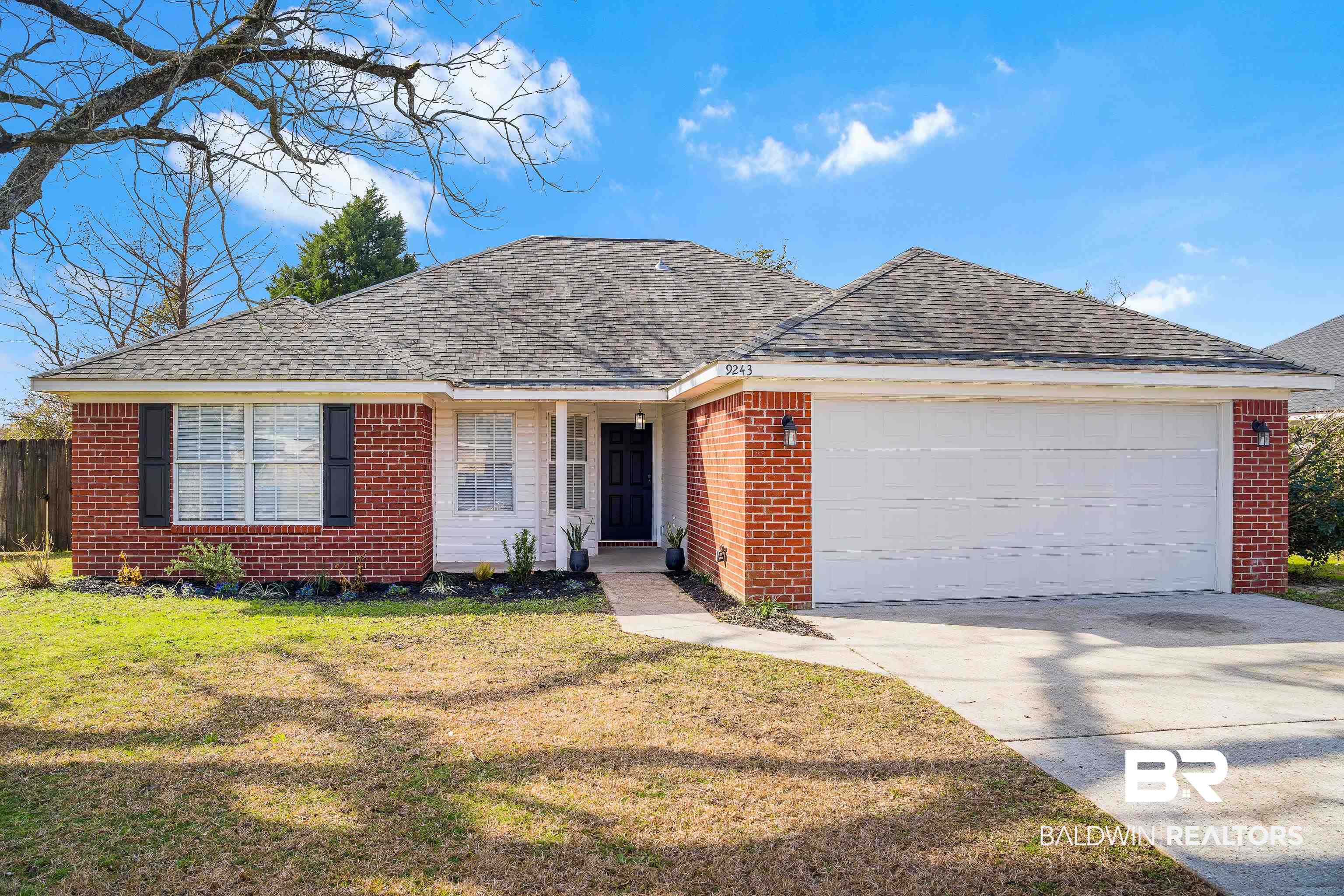 9243 Brookshire Loop Daphne, AL 36526 - Photo 17 of 26 Ranch-style house with a garage and a front lawn
