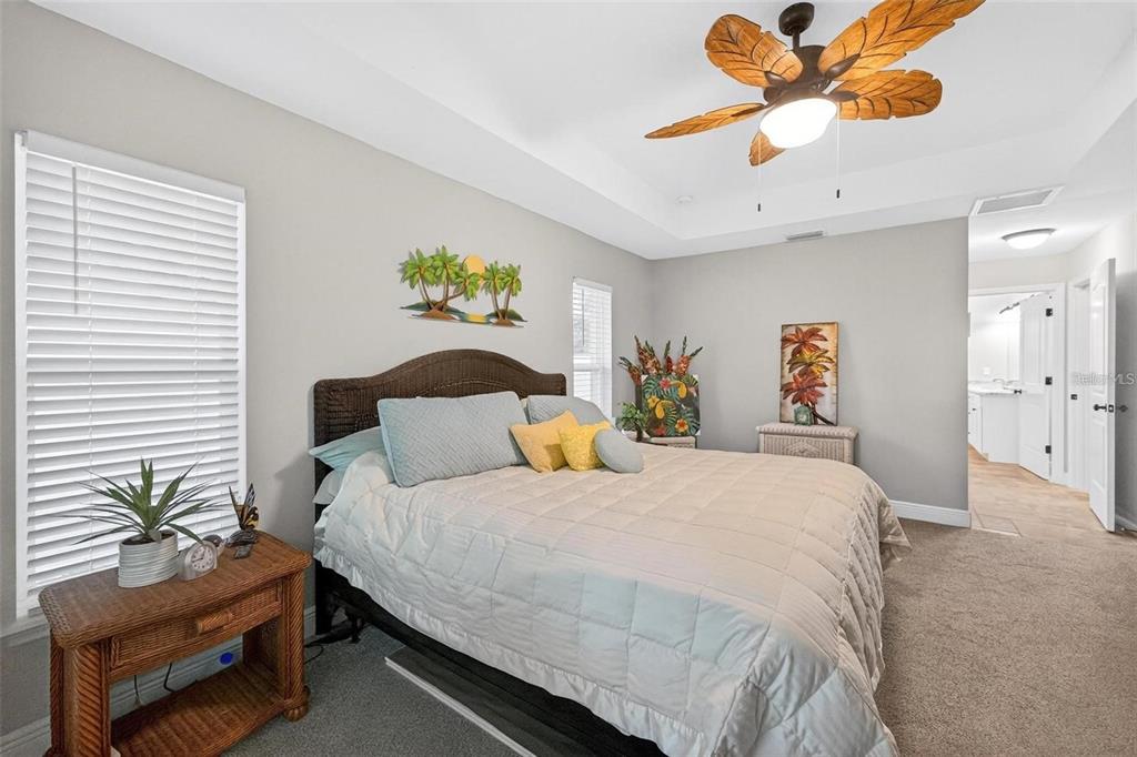 8160 Southeast 164th Place Summerfield, FL 34491 - Photo 26 of 56 a bedroom with a bed and ceiling fan