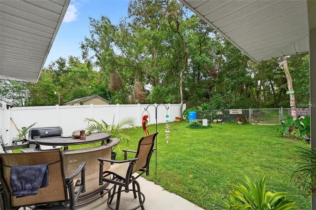 8160 Southeast 164th Place Summerfield, FL 34491 - Photo 43 of 56 a backyard of a house with table and chairs