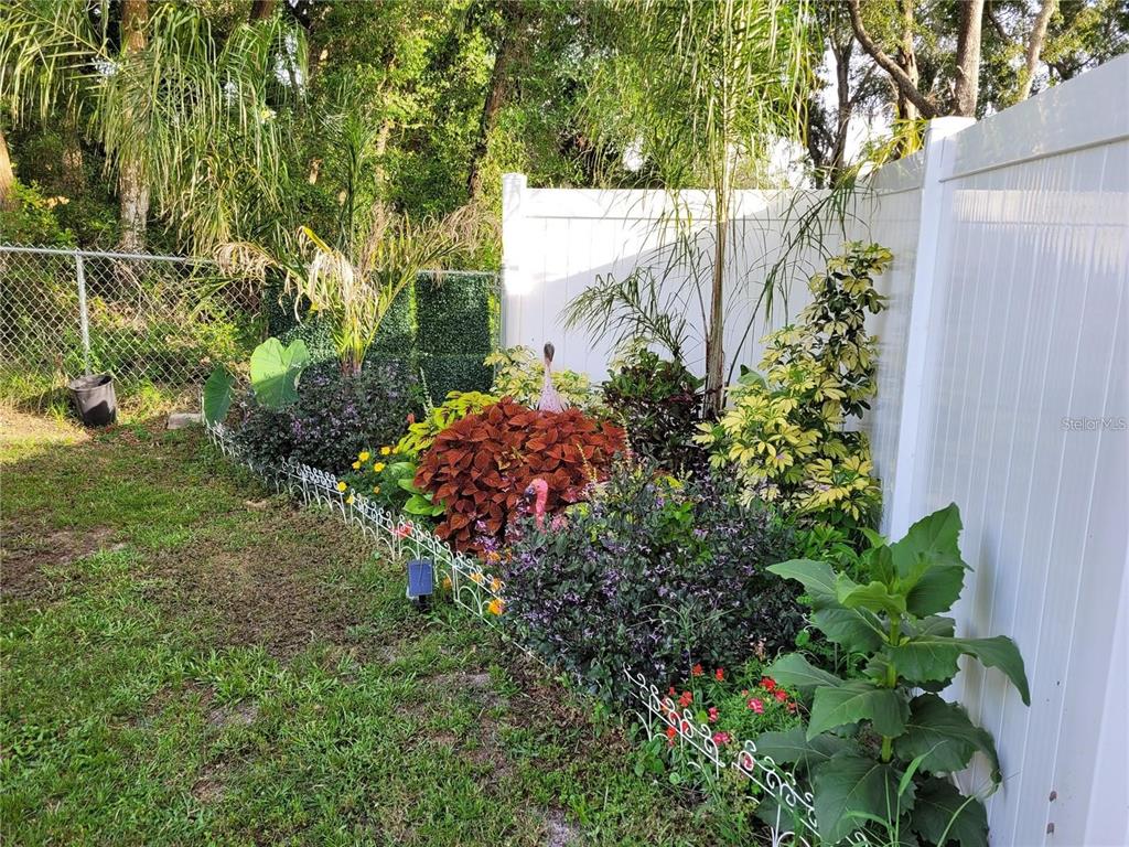 8160 Southeast 164th Place Summerfield, FL 34491 - Photo 46 of 56 a backyard of a house with lots of green space and garden