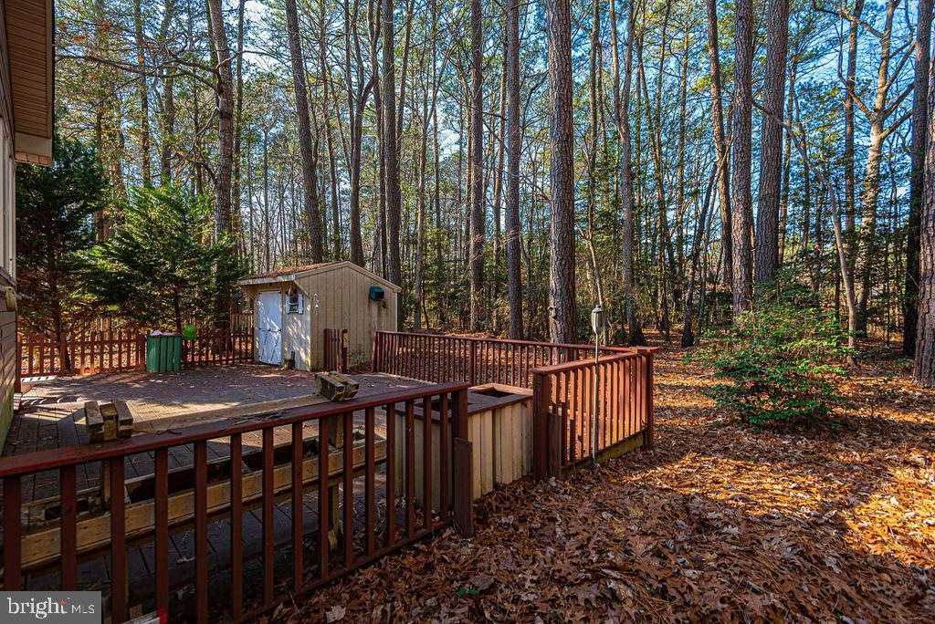 6 Pinehurst Road Ocean Pines, MD 21811 - Photo 28 of 32 Fenced in Back Deck