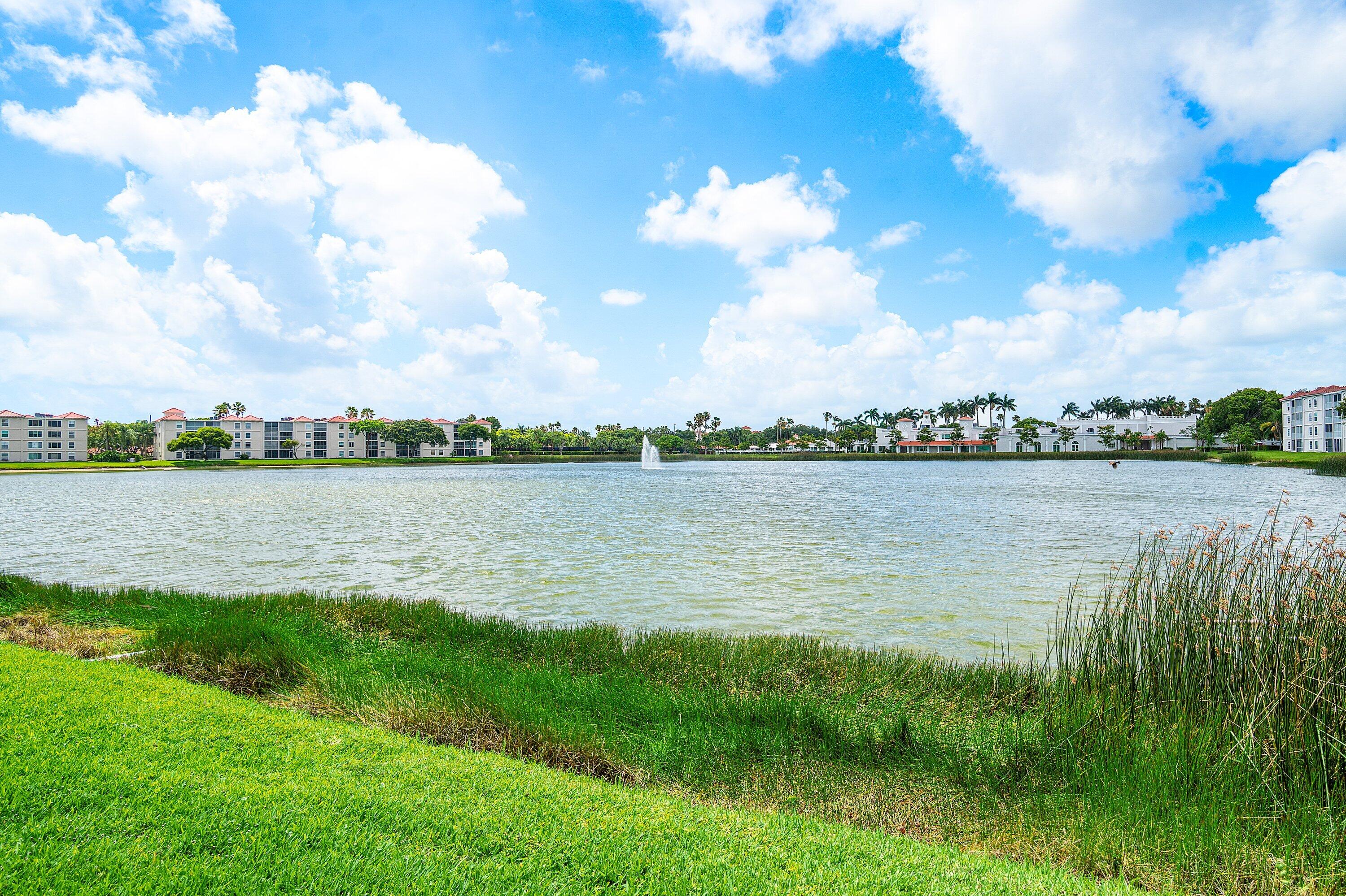 14096 Huntington Pointe Drive, Unit 106 Delray Beach, FL 33484 - Photo 46 of 47 a view of a lake