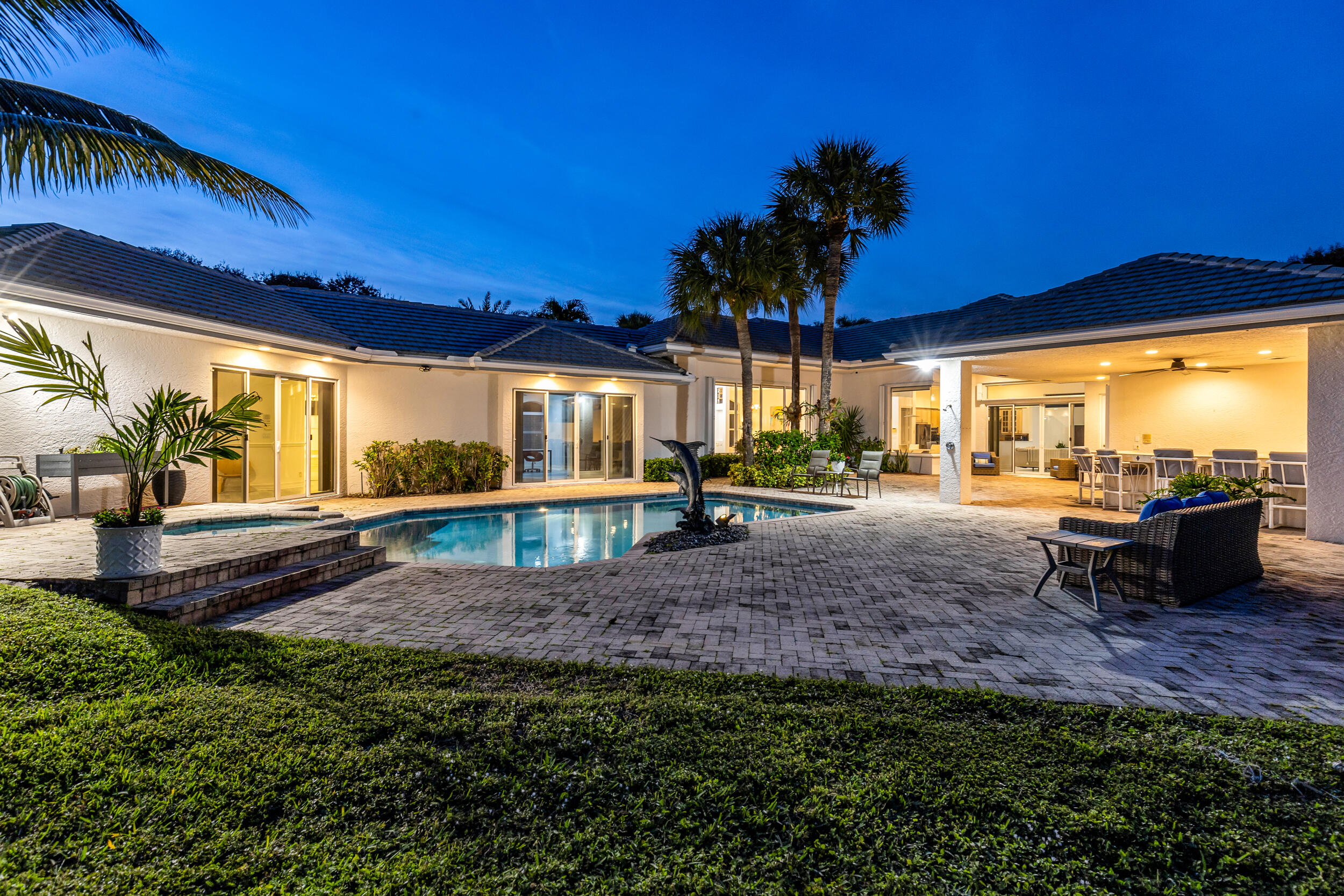 2375 Rabbit Hollowe Circle Delray Beach, FL 33445 - Photo 1 of 62 Courtyard Style Estate in Rabbit Hollowe