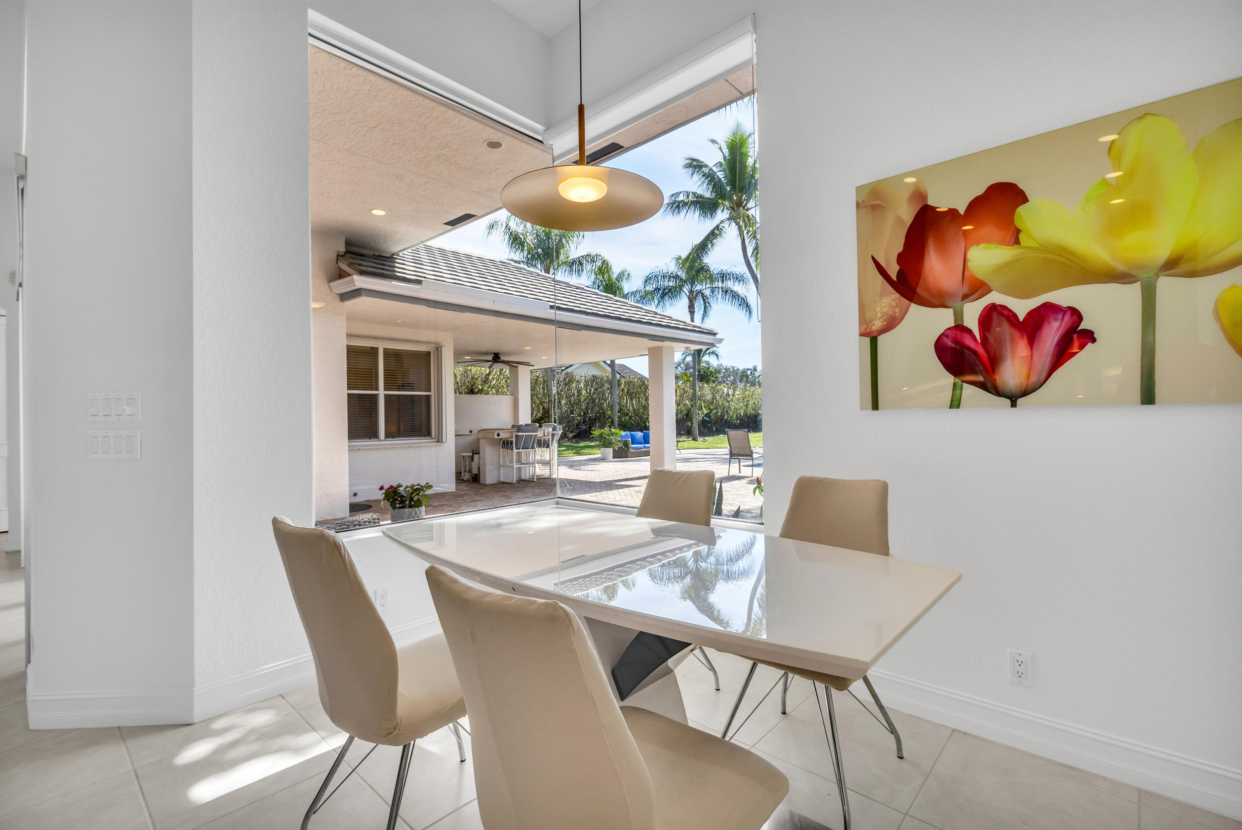 2375 Rabbit Hollowe Circle Delray Beach, FL 33445 - Photo 20 of 62 Eat In Kitchen Overlooks Pool