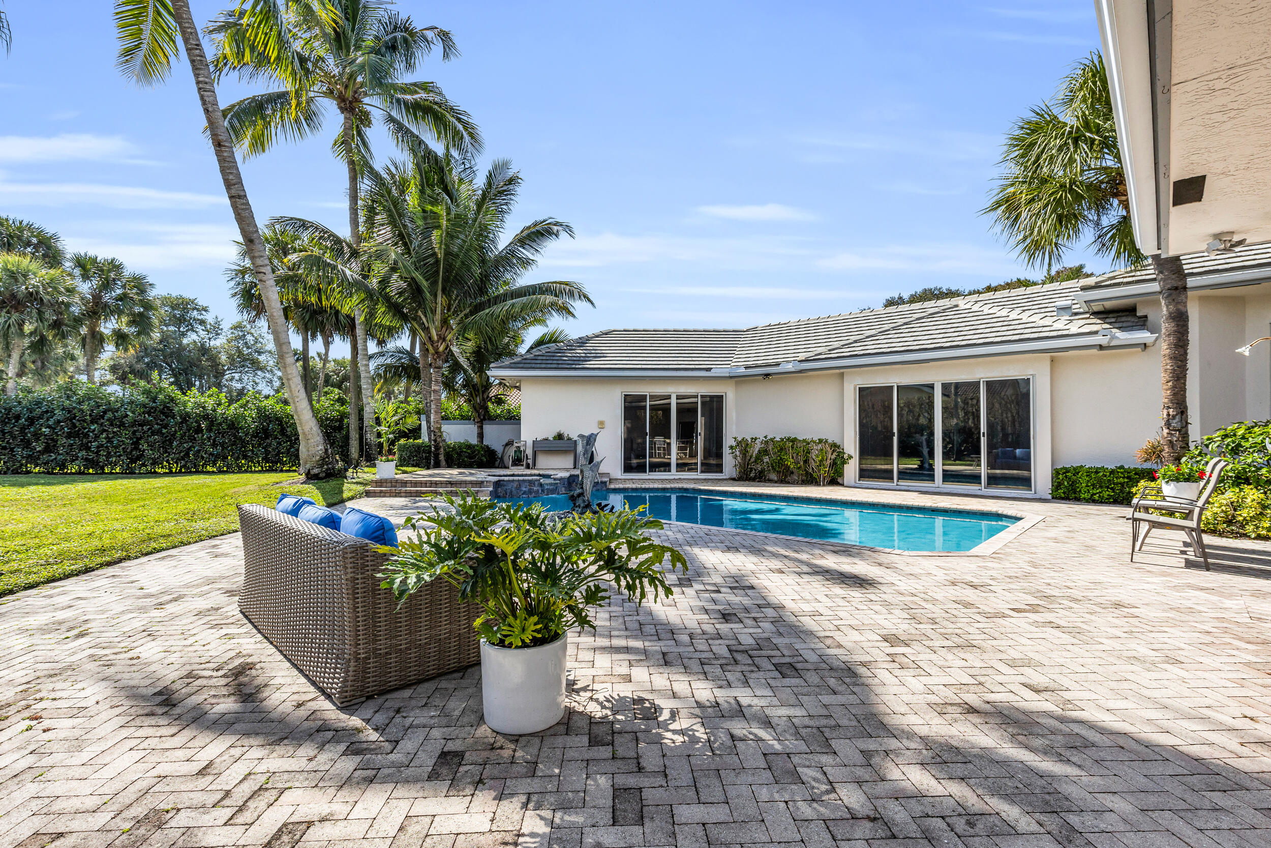 2375 Rabbit Hollowe Circle Delray Beach, FL 33445 - Photo 54 of 62 Outdoor Paradise with Pool, Bar & Grill
