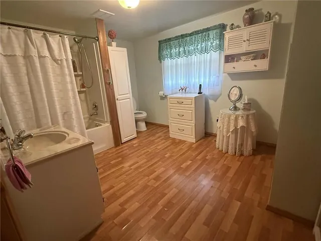 a room with storage and utility