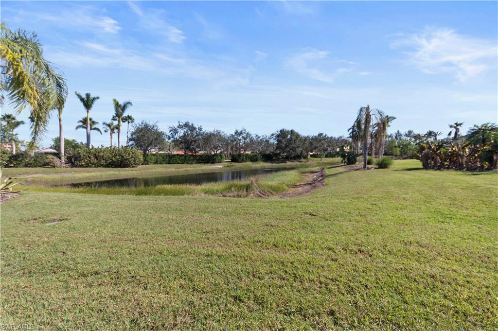 8855 Largo Mar Drive Estero, FL 33967 - Photo 36 of 50 a view of a lake with houses in the back