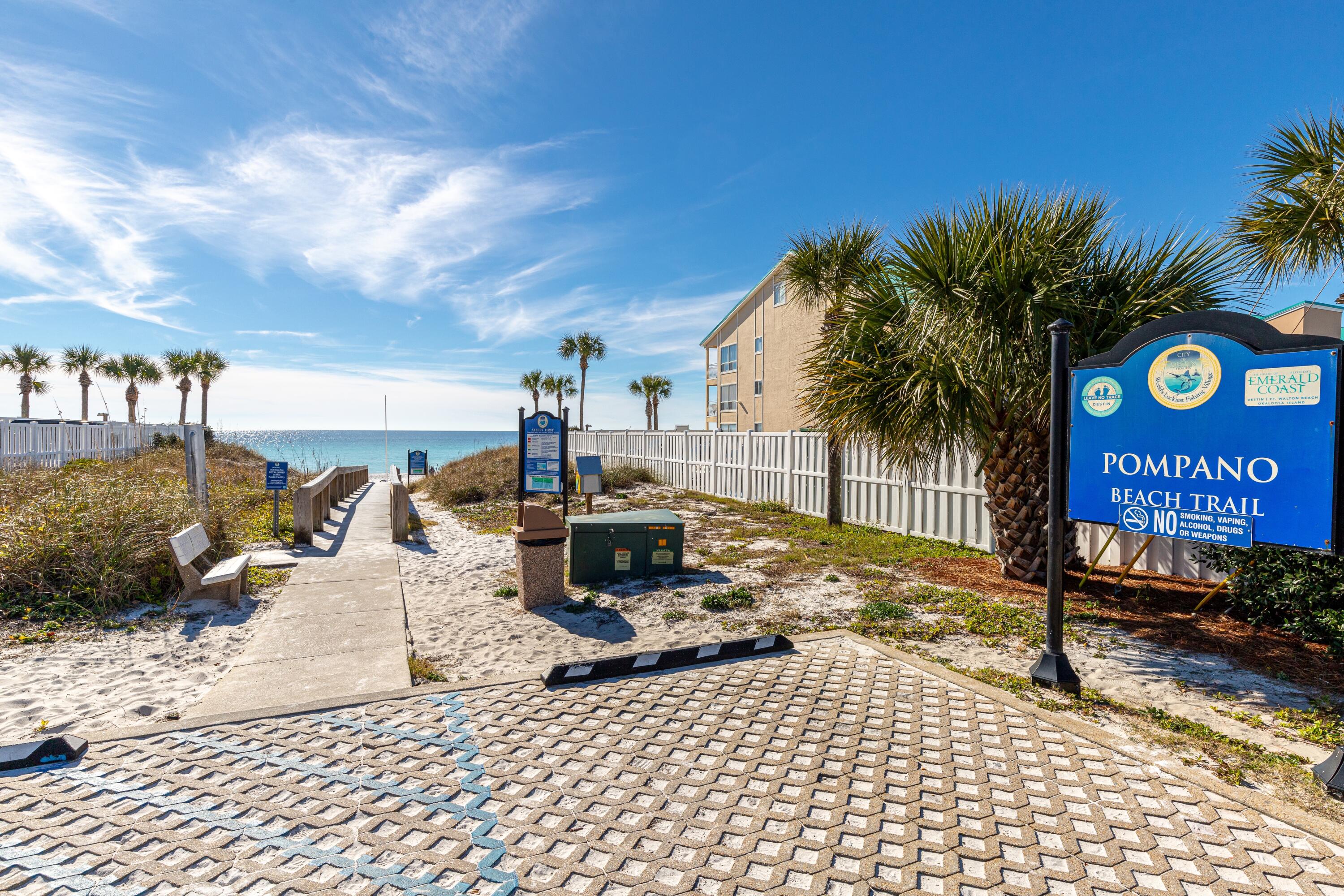 207 Kono Way Destin, FL 32541 - Photo 29 of 45 a view of a street with a bench