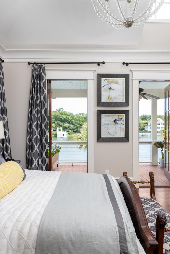 177 Ponsbury Road Mount Pleasant, SC 29464 - Photo 20 of 60 Main Bedroom with Sunrise Lake Views