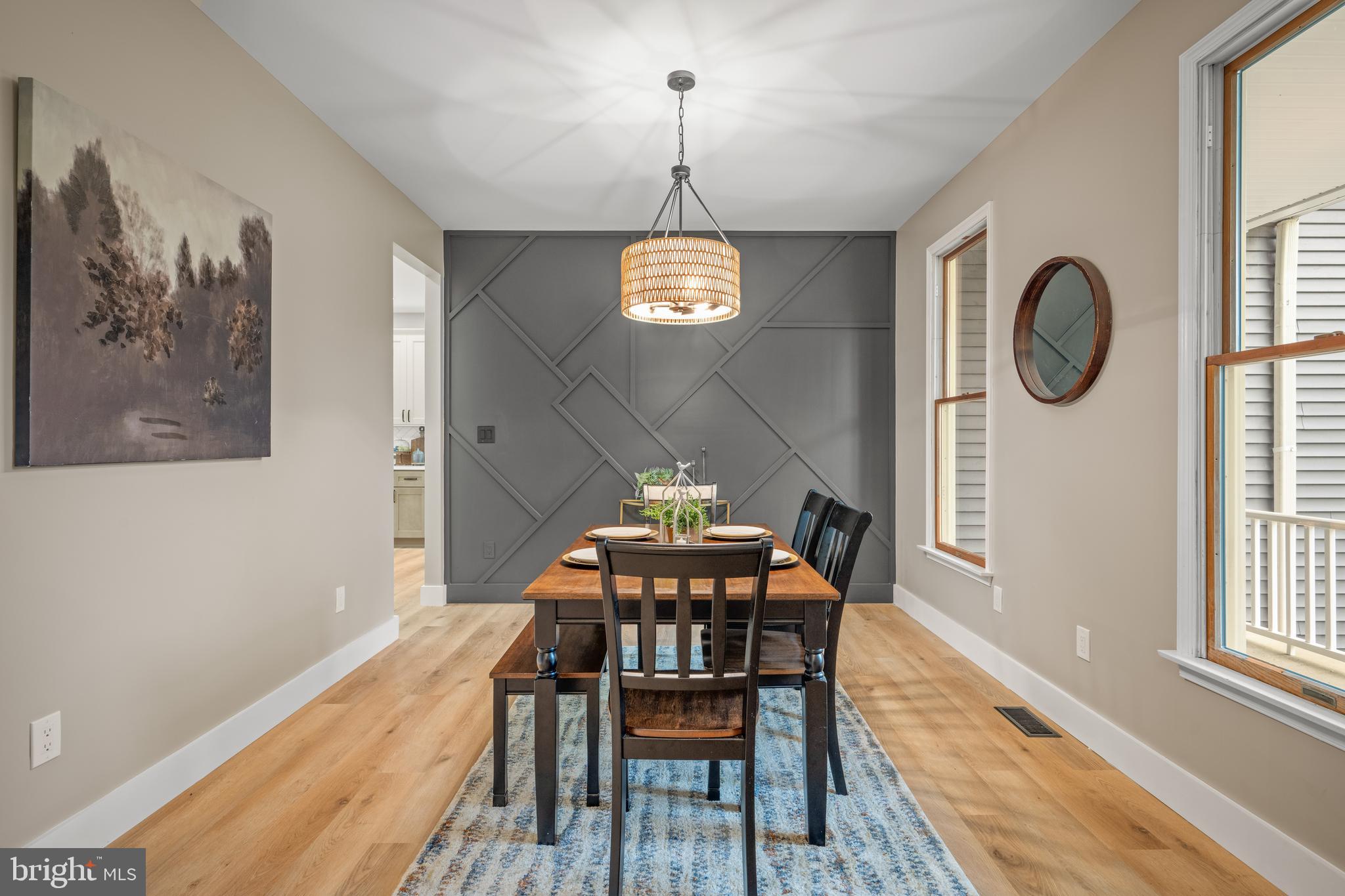 123 West Tomlin Station Road Mickleton, NJ 08056 - Photo 25 of 59 a view of a dining room with furniture window and wooden floor