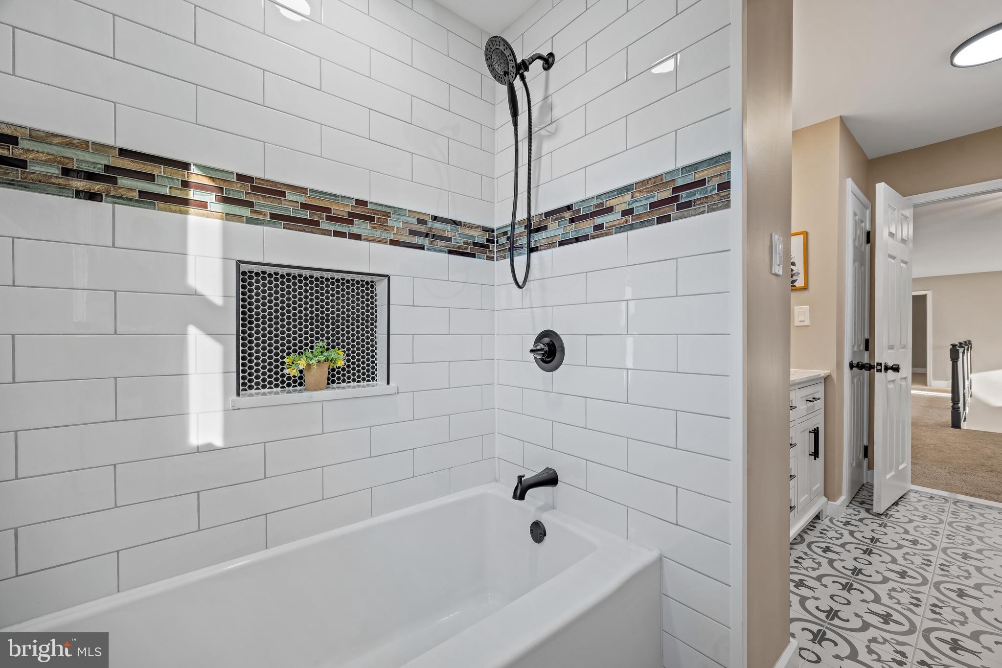 123 West Tomlin Station Road Mickleton, NJ 08056 - Photo 49 of 59 a bathroom with a shower and a bathtub