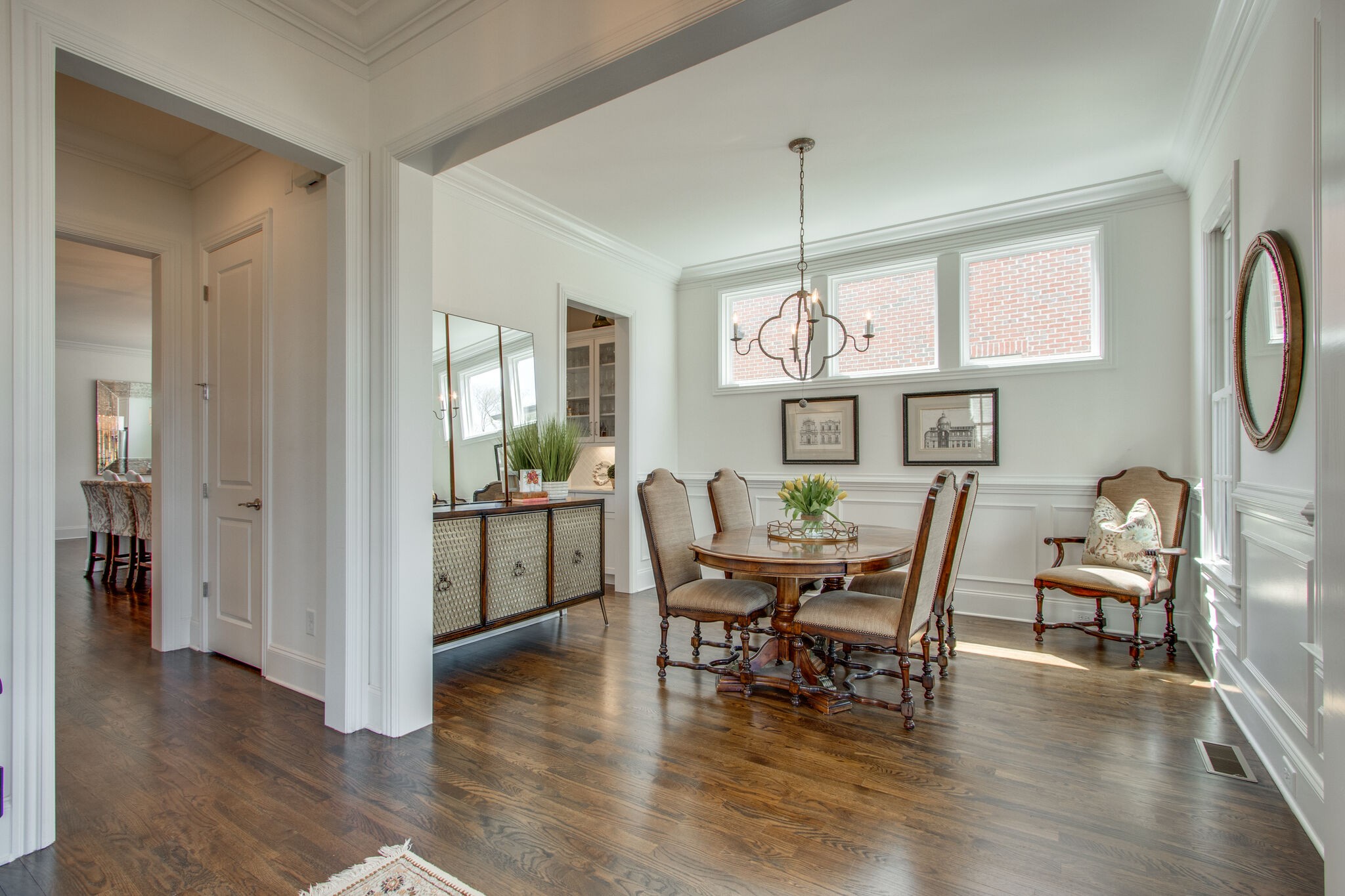 1606 Eliot Road Franklin, TN 37064 - Photo 13 of 67 a view of a dining room with furniture window and wooden floor