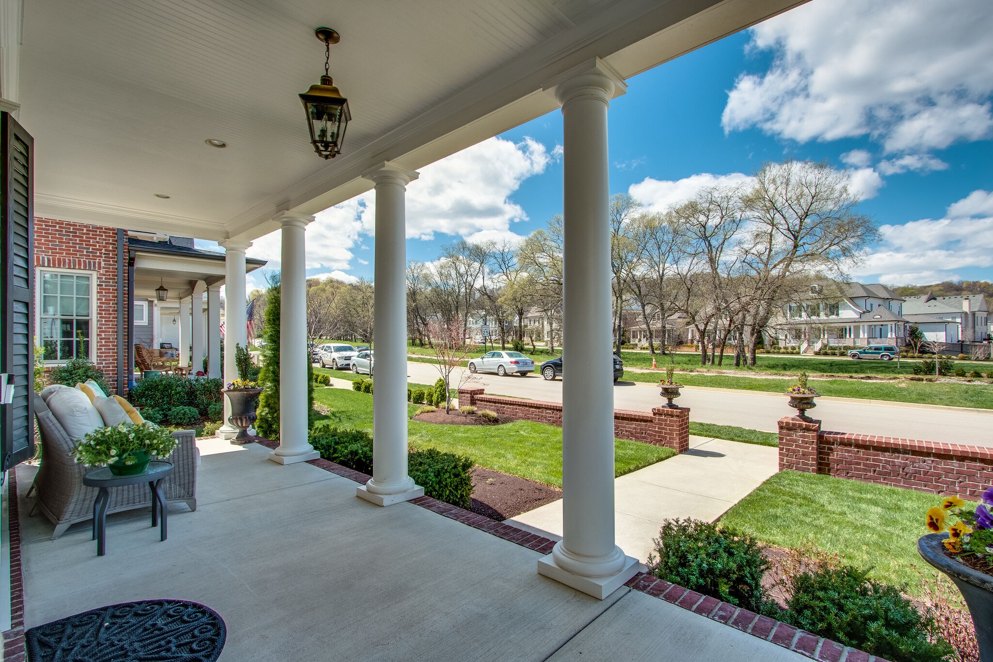 1606 Eliot Road Franklin, TN 37064 - Photo 8 of 67 a view of a patio with couches and table with garden