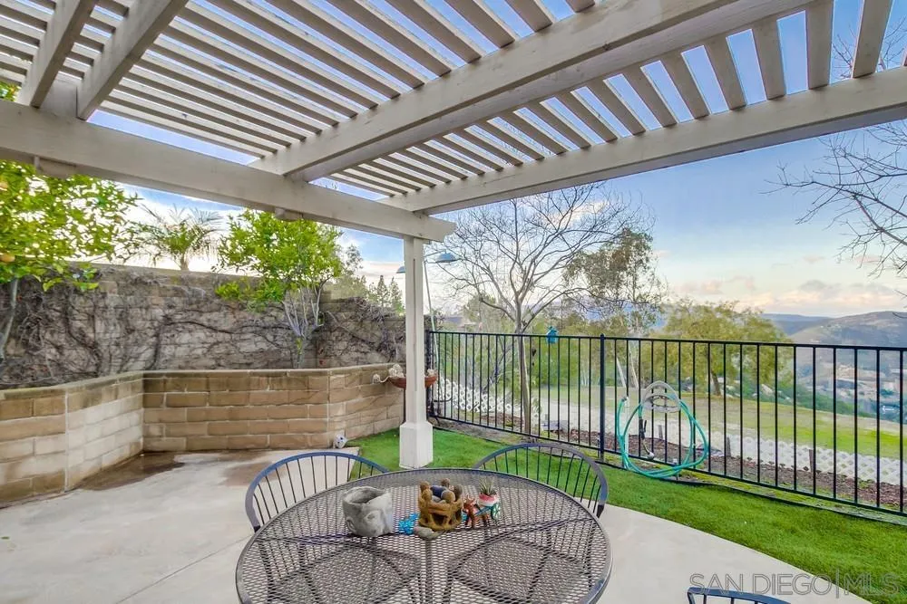 2548 Columbine Road Alpine, CA 91901 - Photo 48 of 71 a view of a balcony with lake view and wooden floor