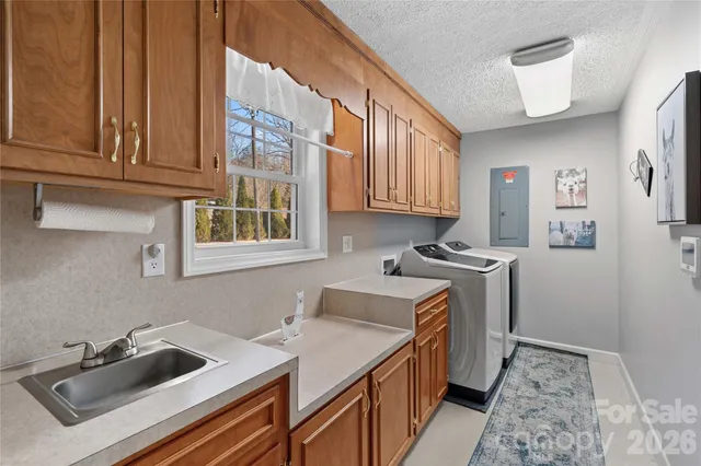 a room with storage and utility