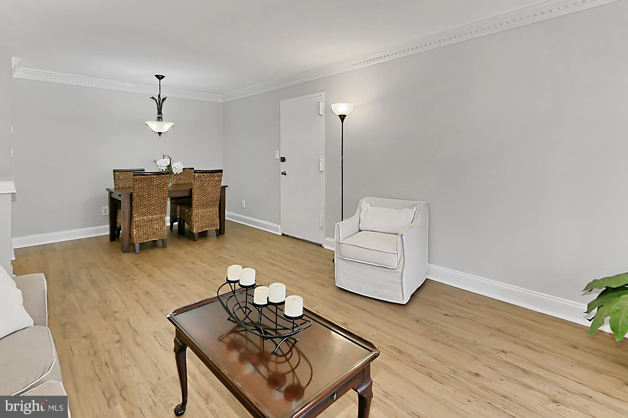5905 Noblestown Road, Unit L Springfield, VA 22152 - Photo 9 of 49 Living room looking into the Dining area