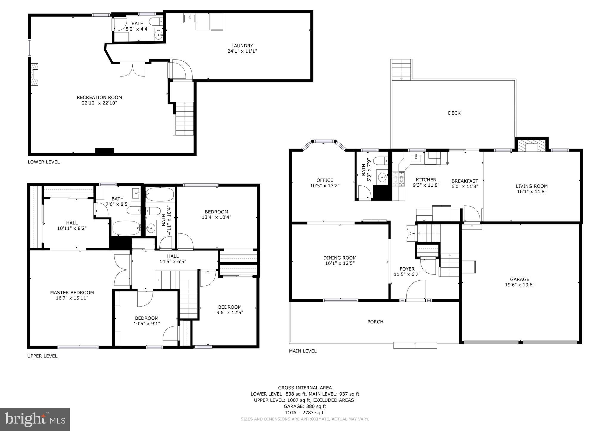 23612 Dixie Ridge Court Gaithersburg, MD 20882 - Photo 38 of 38 Floor Plan