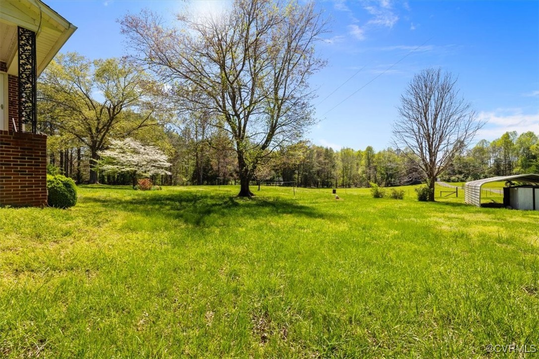 191 Petersburg Road Powhatan, VA 23139 - Photo 33 of 35 View of yard