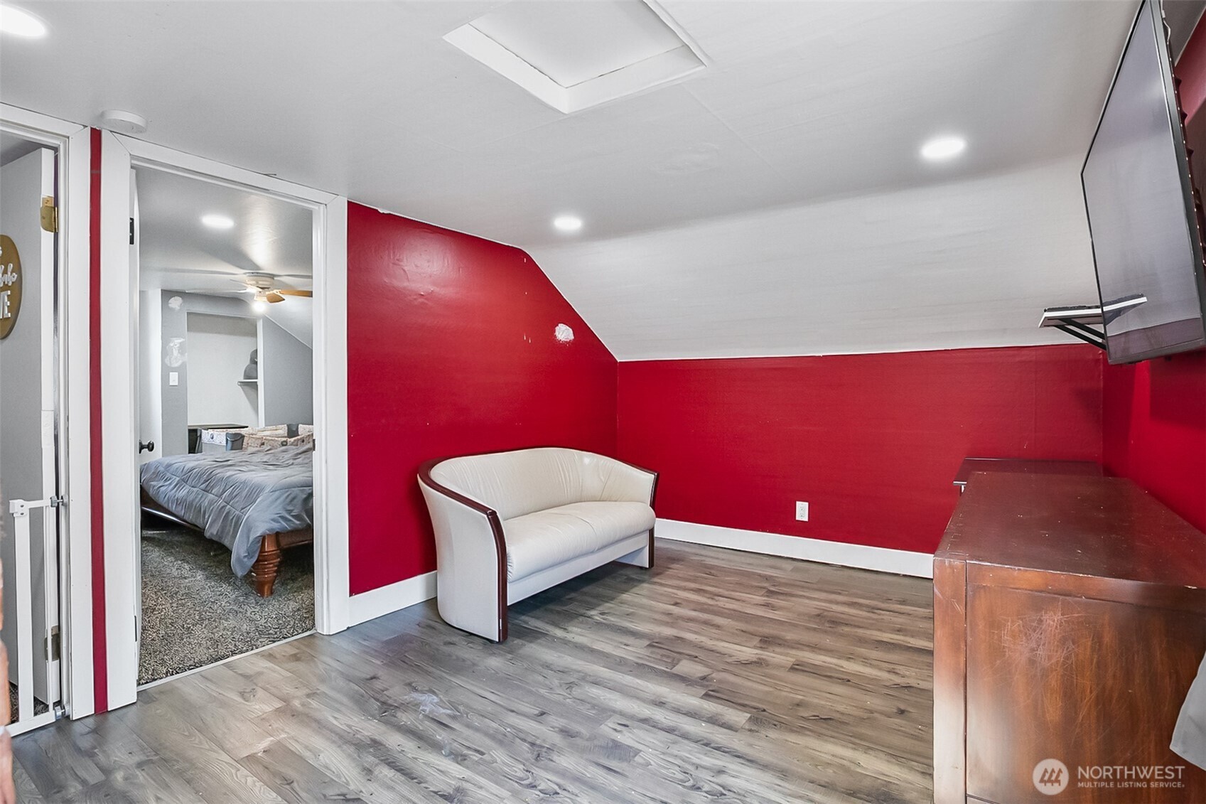 3503 Rockefeller Avenue Everett, WA 98201 - Photo 9 of 36 a bedroom with a bed and a mirror