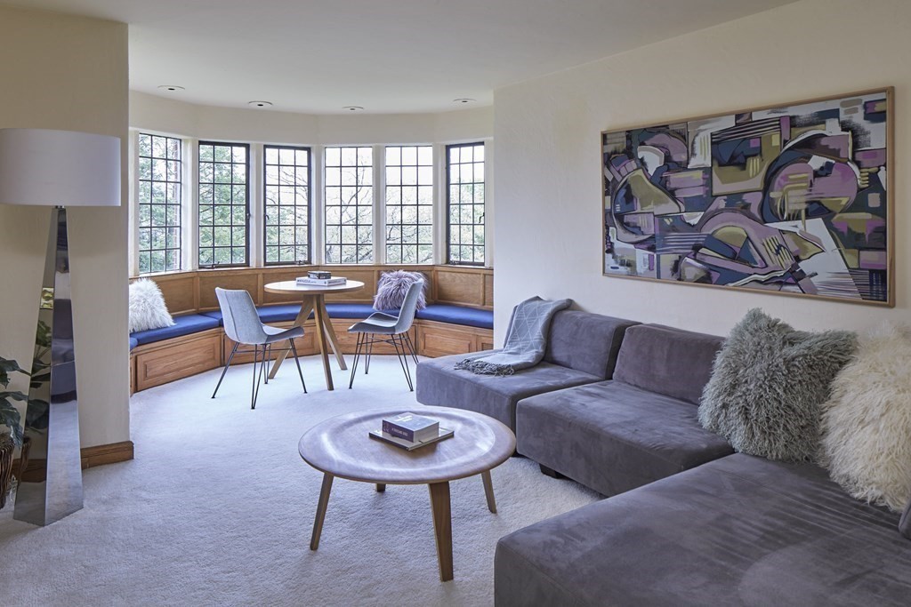89 Fletcher Road Belmont, MA 02478 - Photo 17 of 32 a living room with furniture and a large window