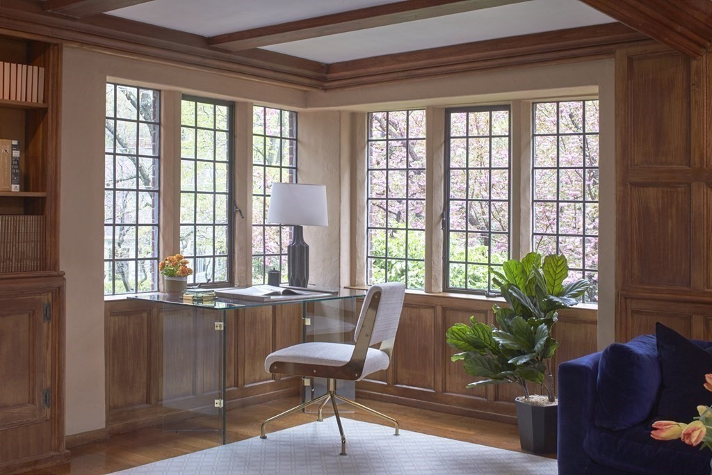 89 Fletcher Road Belmont, MA 02478 - Photo 10 of 32 a living room filled with furniture and a potted plant