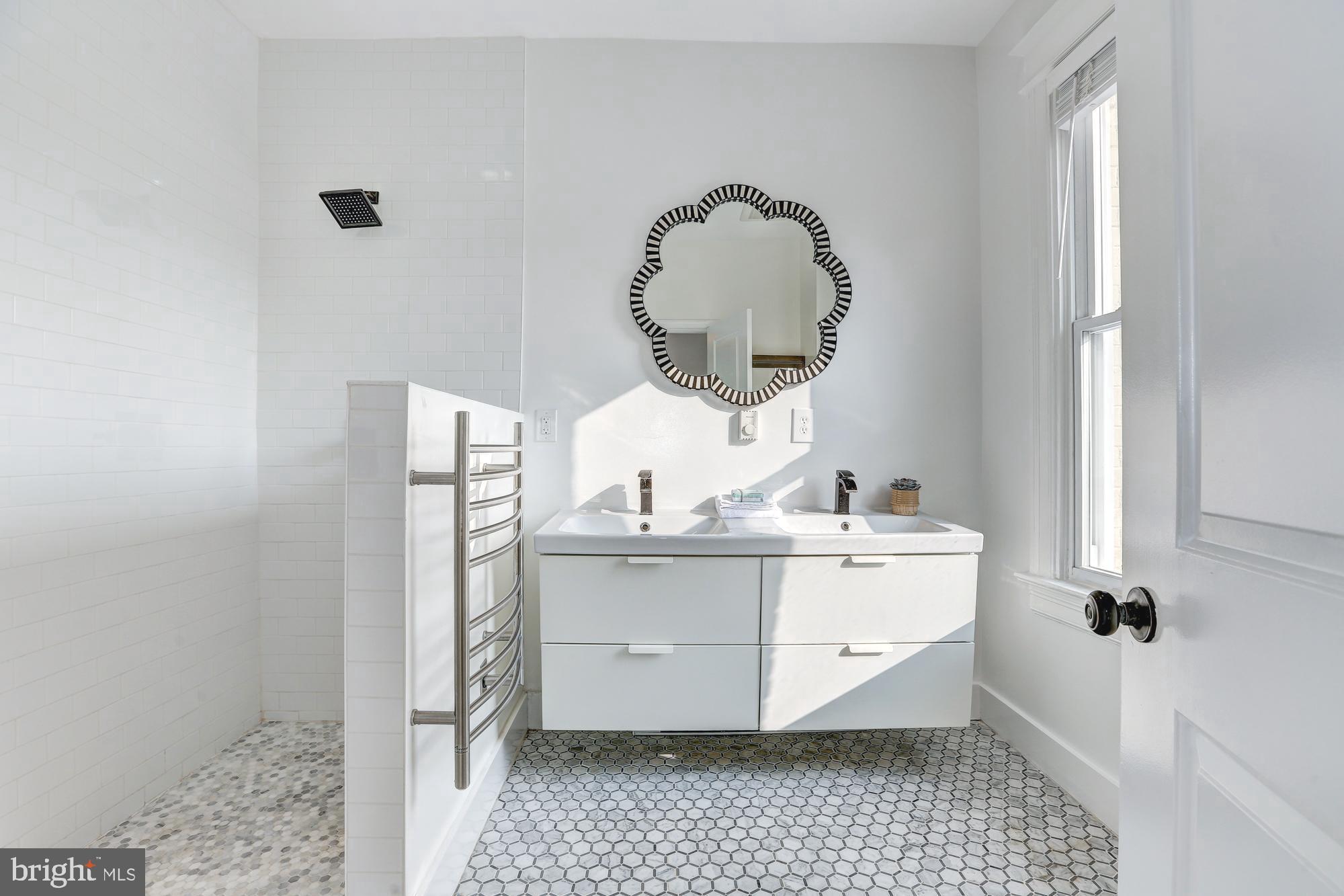 1929 Park Road Northwest Washington, DC 20010 - Photo 27 of 61 En-suite bathroom with large walk-in shower