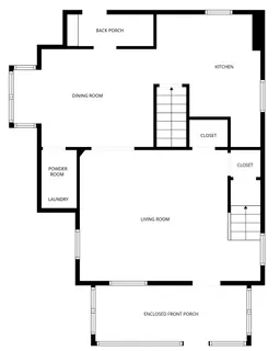 a picture of a wall with a white building