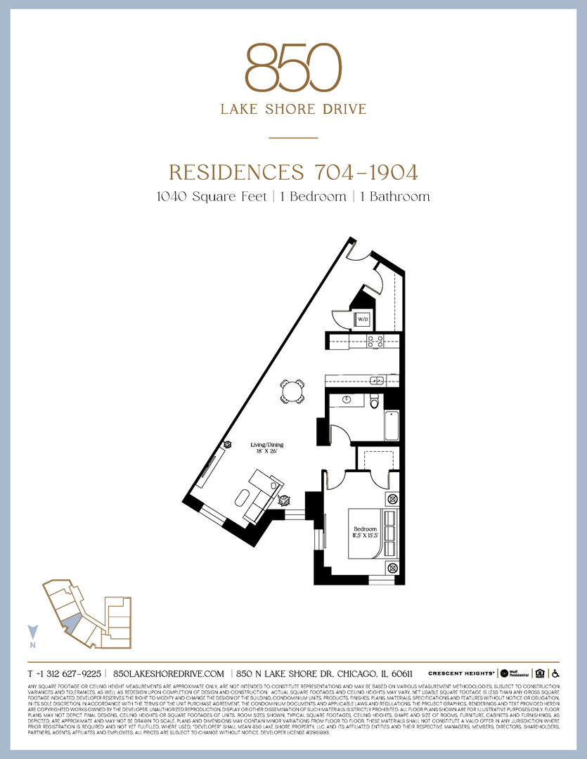 850 North Lake Shore Drive, Unit 1304 Chicago, IL 60611 - Photo 21 of 21