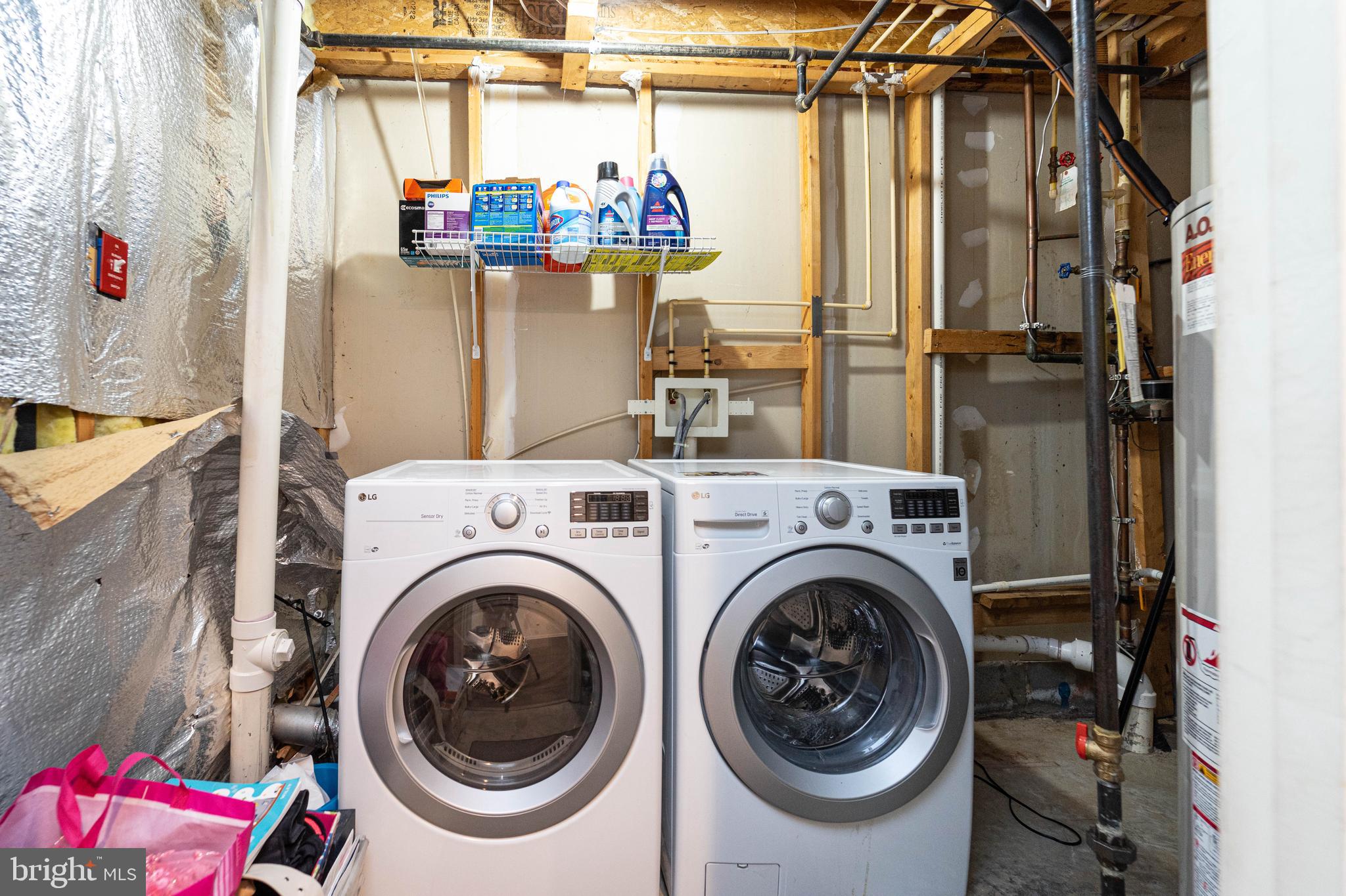 4309 Windflower Way Bowie, MD 20720 - Photo 39 of 46 a utility room with dryer and washer