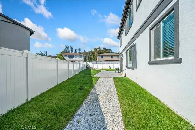 a view of a terrace with a chair and table