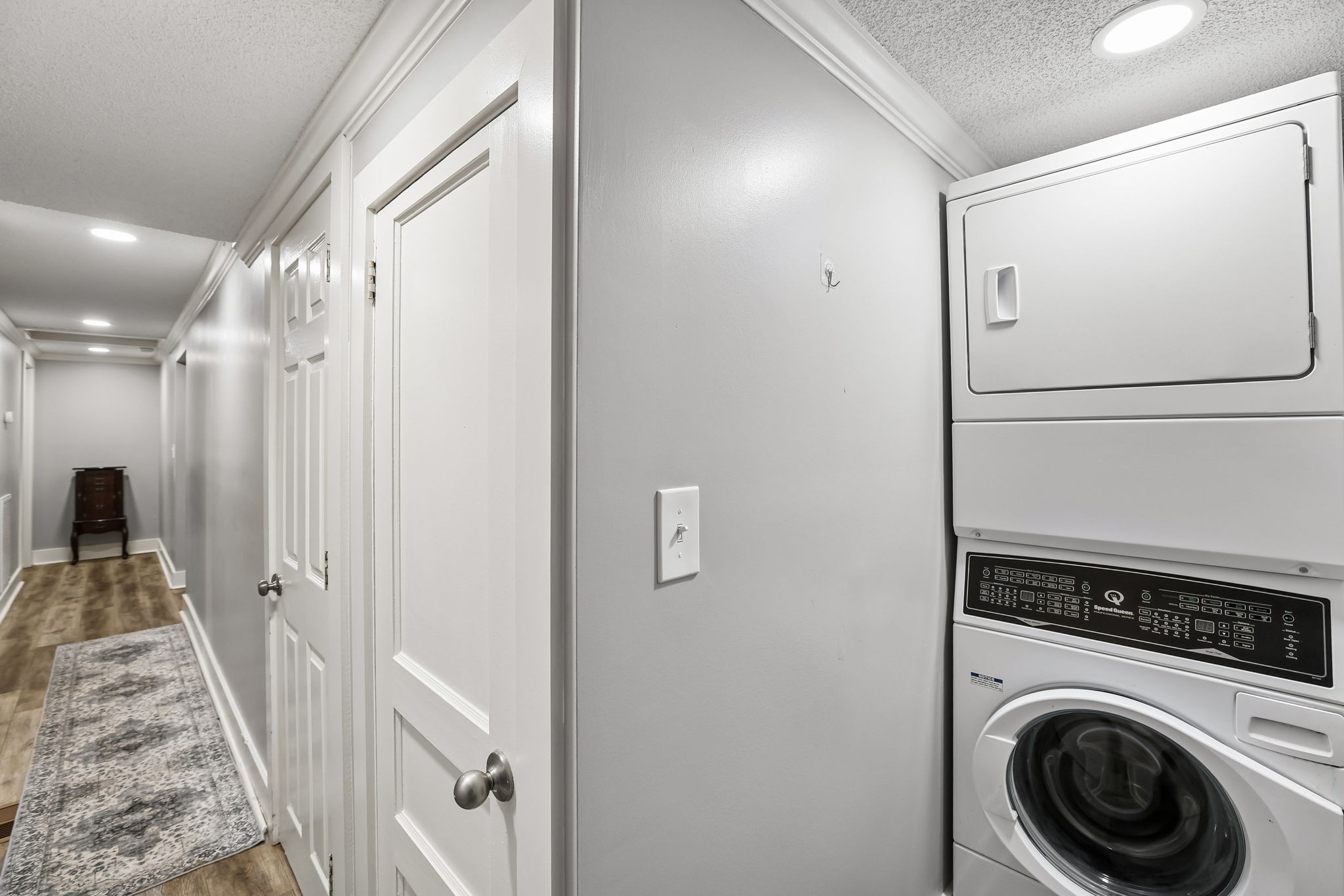 1466 Bible Crossing Road Winchester, TN 37398 - Photo 28 of 42 a view of a hallway with washer and dryer