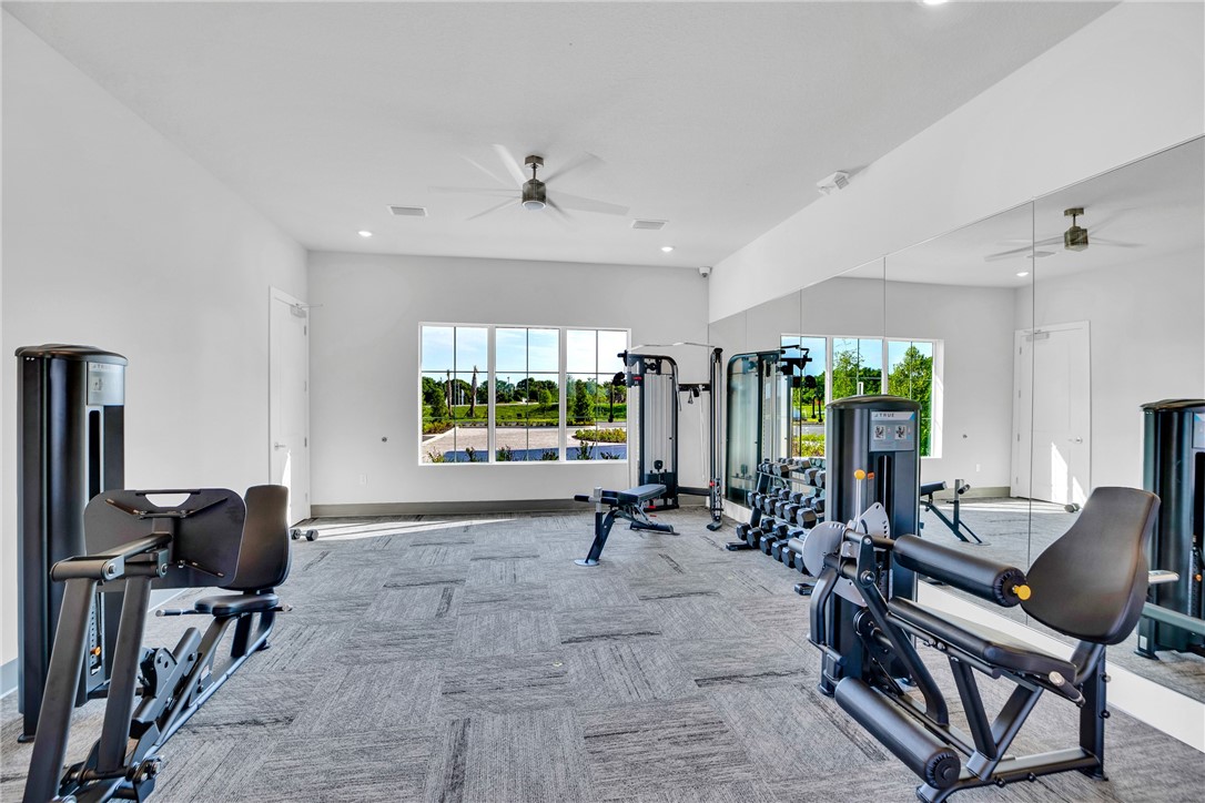 3453 Trinity Circle Fort Pierce, FL 34945 - Photo 31 of 36 a view of a livingroom with workspace and a window